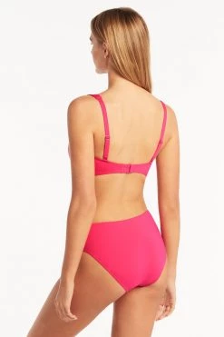 Eco Essentials Hot Pink Eco Essentials Cross Front Multifit Bra Top Tops 8 Eco Essentials Hot Pink Eco Essentials Cross Front Multifit Bra Top Tops