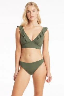 Eco Essentials Khaki Eco Essentials Regular Bikini Pant