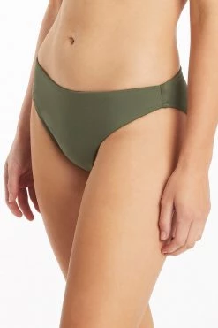 Eco Essentials Khaki Eco Essentials Regular Bikini Pant