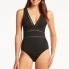 Eco Essentials Black Eco Essentials Spliced One Piece Best Sellers 1 Eco Essentials Black Eco Essentials Spliced One Piece Best Sellers