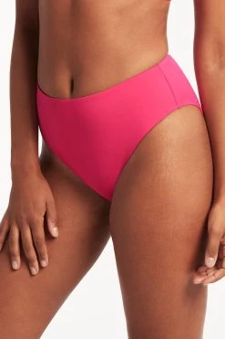 Eco Essentials Hot Pink Eco Essentials Retro High Waist Pant