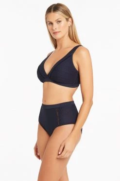 Amazing Lace Night Sky Tops Amazing Lace Cross Front D/DD Cup Panelled Bralette