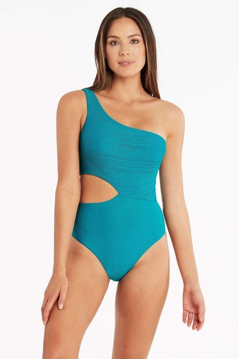 Choose your new Amazing Lace Seafoam Amazing Lace One Shoulder Piece Final Sale One Pieces and