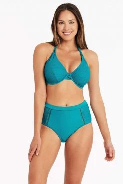 Amazing Lace Seafoam Bottoms Amazing Lace High Waist Pant With Ladder Lace - Final Sale