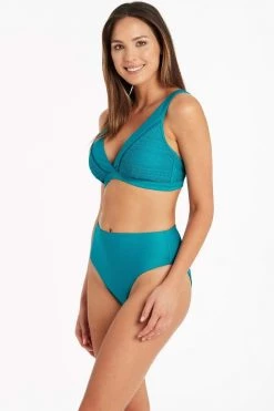 Amazing Lace Seafoam Amazing Lace Retro High Waist Pant - Final Sale Bottoms