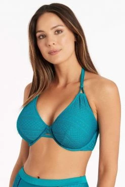Amazing Lace Seafoam Amazing Lace F Cup Tri Bra - Final Sale Tops