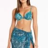 Bella Mare Seafoam Bella Mare Short Mesh Swim Wrap - Final Sale Sustainable Swim