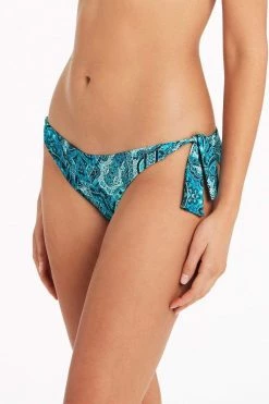 Bella Mare Seafoam Bella Mare Tie Side Regular Pant - Final Sale