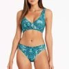 Bella Mare Seafoam Bella Mare Cross Front Multifit Bra Top - Final Sale Tops