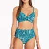 Bella Mare Seafoam Bella Mare Twist Front DD/E Cup Bra - Final Sale 1 Bella Mare Seafoam Bella Mare Twist Front DD/E Cup Bra - Final Sale
