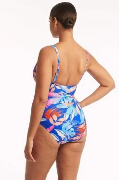 Cabana Cobalt Cabana Tank Style D/DD Cup One Piece One Pieces