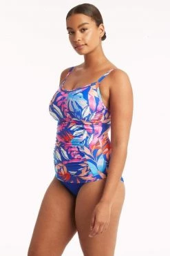 Cabana Cobalt Tops Cabana DD/E Cup Bralette Singlet