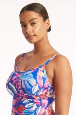 Cabana Cobalt Tops Cabana DD/E Cup Bralette Singlet