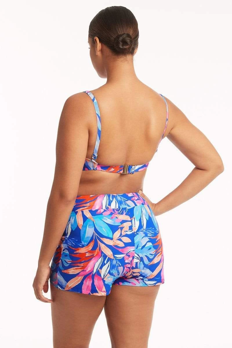 Cabana Cobalt Cabana Twist Front DD/E Cup Bra Tops 4 Cabana Cobalt Cabana Twist Front DD/E Cup Bra Tops