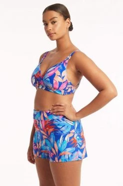 Cabana Cobalt Cabana Twist Front DD/E Cup Bra Tops 8 Cabana Cobalt Cabana Twist Front DD/E Cup Bra Tops