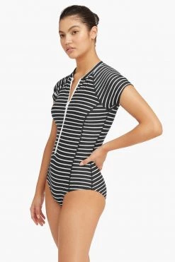 Chamarel Black Chamarel Short Sleeved Multifit One Piece