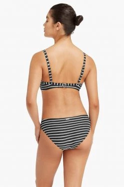 Chamarel Black Chamarel Cross Front Moulded Underwire Bra Tops