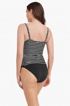 Chamarel Black Tops Chamarel Cross Front Multifit Singlet Top