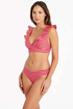 Chamarel Coral Tops Chamarel Bonded Frill Bra Top - Final Sale 8 Chamarel Coral Tops Chamarel Bonded Frill Bra Top - Final Sale