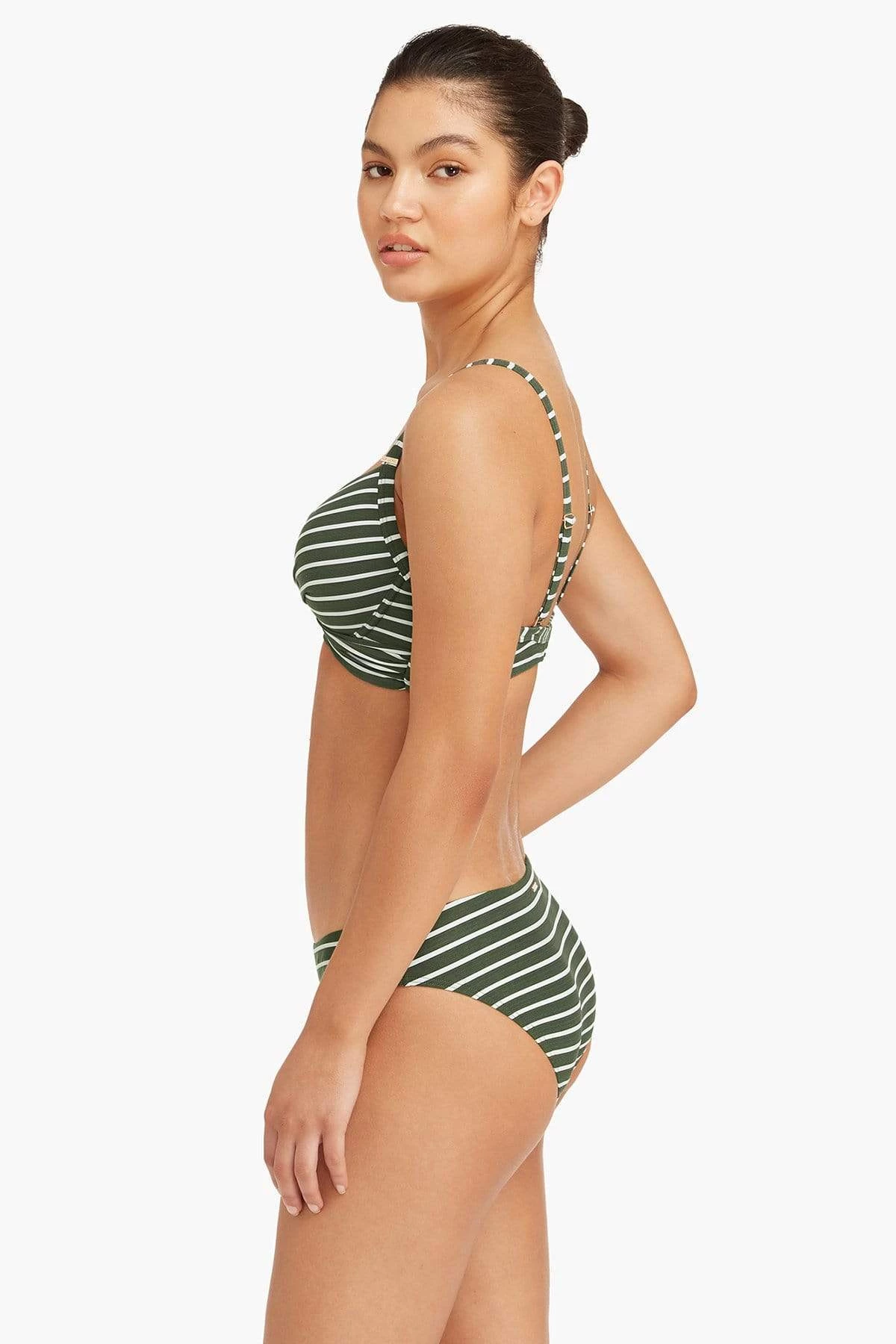 Chamarel Khaki Chamarel Cross Front Moulded Underwire Bra Tops 6 Chamarel Khaki Chamarel Cross Front Moulded Underwire Bra Tops