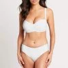 Chantilly Lace White DD/E Bandeau Swim Top 2 Chantilly Lace White DD/E Bandeau Swim Top