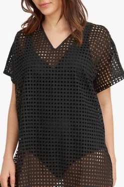 Cotton Eyelet Eyelet Kaftan Cotton Eyelet