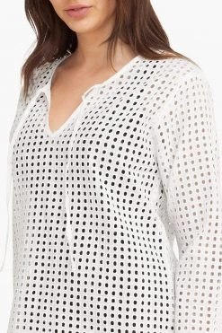 Cotton Eyelet Eyelet Cover Up