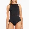 Eco Essentials Black Eco Essentials High Neck Multifit One Piece