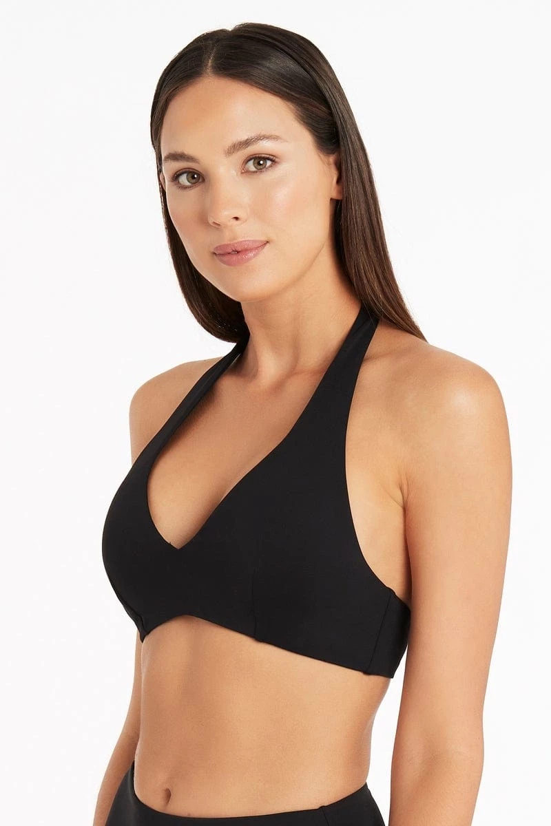 Eco Essentials Black Eco Essentials Multifit Halter Bra Tops 7 Eco Essentials Black Eco Essentials Multifit Halter Bra Tops