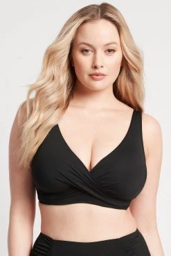 Eco Essentials Black Eco Essentials G Cup Cross Front Bra Top Tops 13 Eco Essentials Black Eco Essentials G Cup Cross Front Bra Top Tops