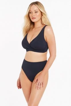 Eco Essentials Night Sky Eco Essentials G Cup Cross Front Bra Top Tops