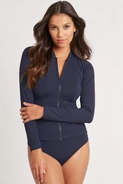 Eco Essentials Night Sky Eco Essentials Long Sleeve Rash Vest - Full Zipper