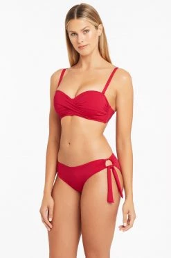 Eco Essentials Red Eco Essentials Tie Side Regular Pant