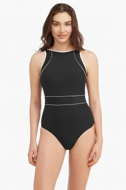Elite Black Elite High Neck Multifit One Piece One Pieces
