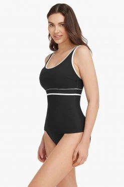 Elite Black Elite DD/E Cup Singlet Top Tops