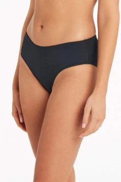 Essentials Charcoal Essentials Mid Bikini Pant