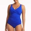 Eco Essentials Cobalt Eco Essentials Cross Front Multifit One Piece 2 Eco Essentials Cobalt Eco Essentials Cross Front Multifit One Piece
