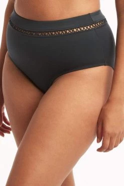 Lola Shimmer Charcoal Lola Shimmer High Waist Pant