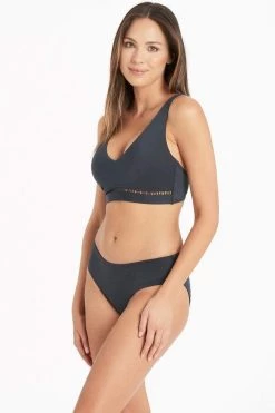 Lola Shimmer Charcoal Lola Shimmer Mid Pant Bottoms