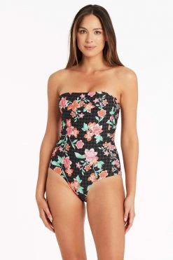 One Pieces Mauritius Bandeau Multifit Shirred One Piece - Final Sale