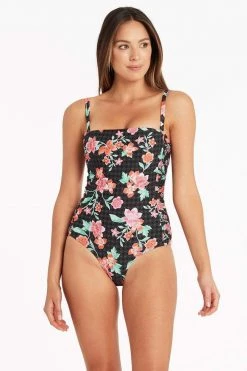 One Pieces Mauritius Bandeau Multifit Shirred One Piece - Final Sale