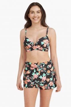 Mauritius Cross Front Moulded Underwire Bra - Final Sale Tops