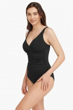 Messina Black Best Sellers Messina Cross Front Multifit One Piece