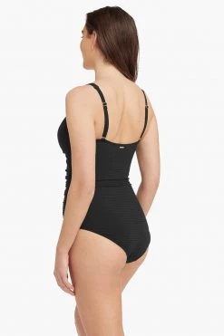 Messina Black Best Sellers Messina Cross Front Multifit One Piece