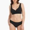 Messina Black Messina Cross Front Multifit Bra Top