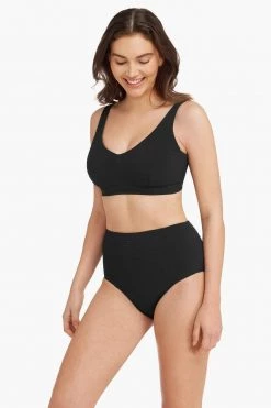 Messina Black Messina E/F Cup Bralette Tops