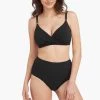 Messina Black Messina Twist Front DD/E Cup Bra Tops