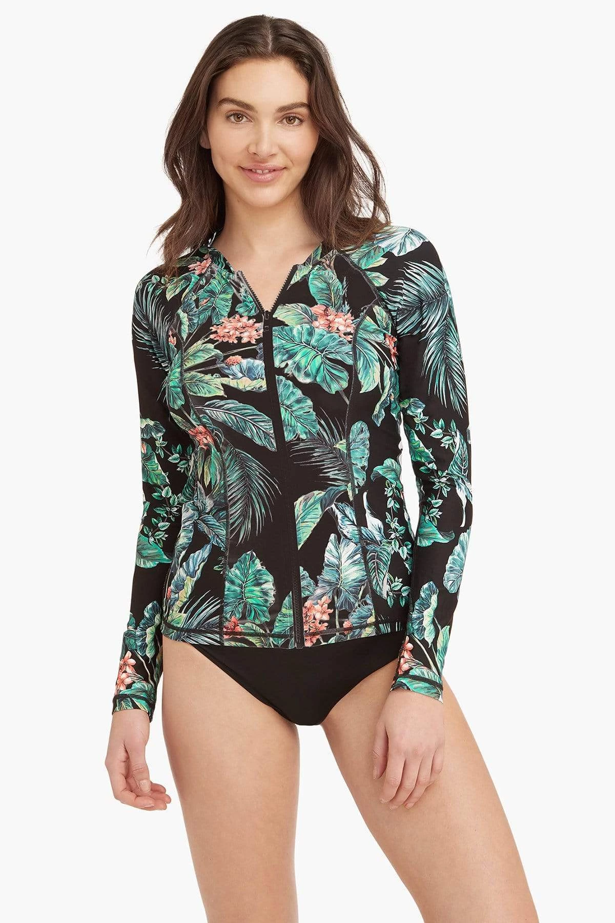 Tango Black Tango Long Sleeved Rash Vest Tankinis 3 Tango Black Tango Long Sleeved Rash Vest Tankinis