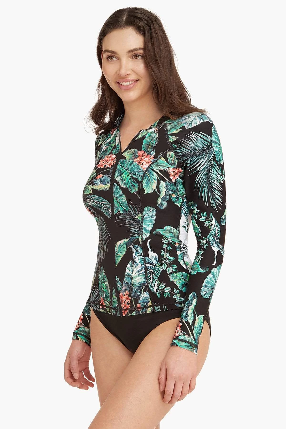 Tango Black Tango Long Sleeved Rash Vest Tankinis 5 Tango Black Tango Long Sleeved Rash Vest Tankinis