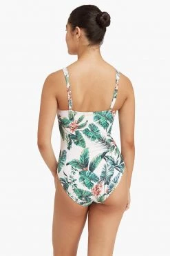 Tango White One Pieces Tango Twist Front Multifit One Piece